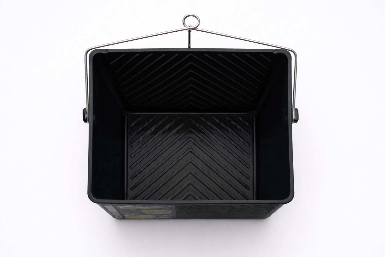 Caçamba para Tintas "Haste" de Metal - Preto