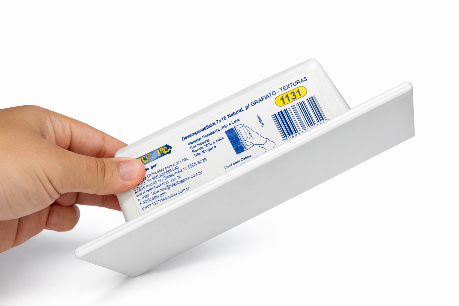 Desempenadeira, Natural p/ GRAFIATTO/ TEXTTURATTO- 7X16