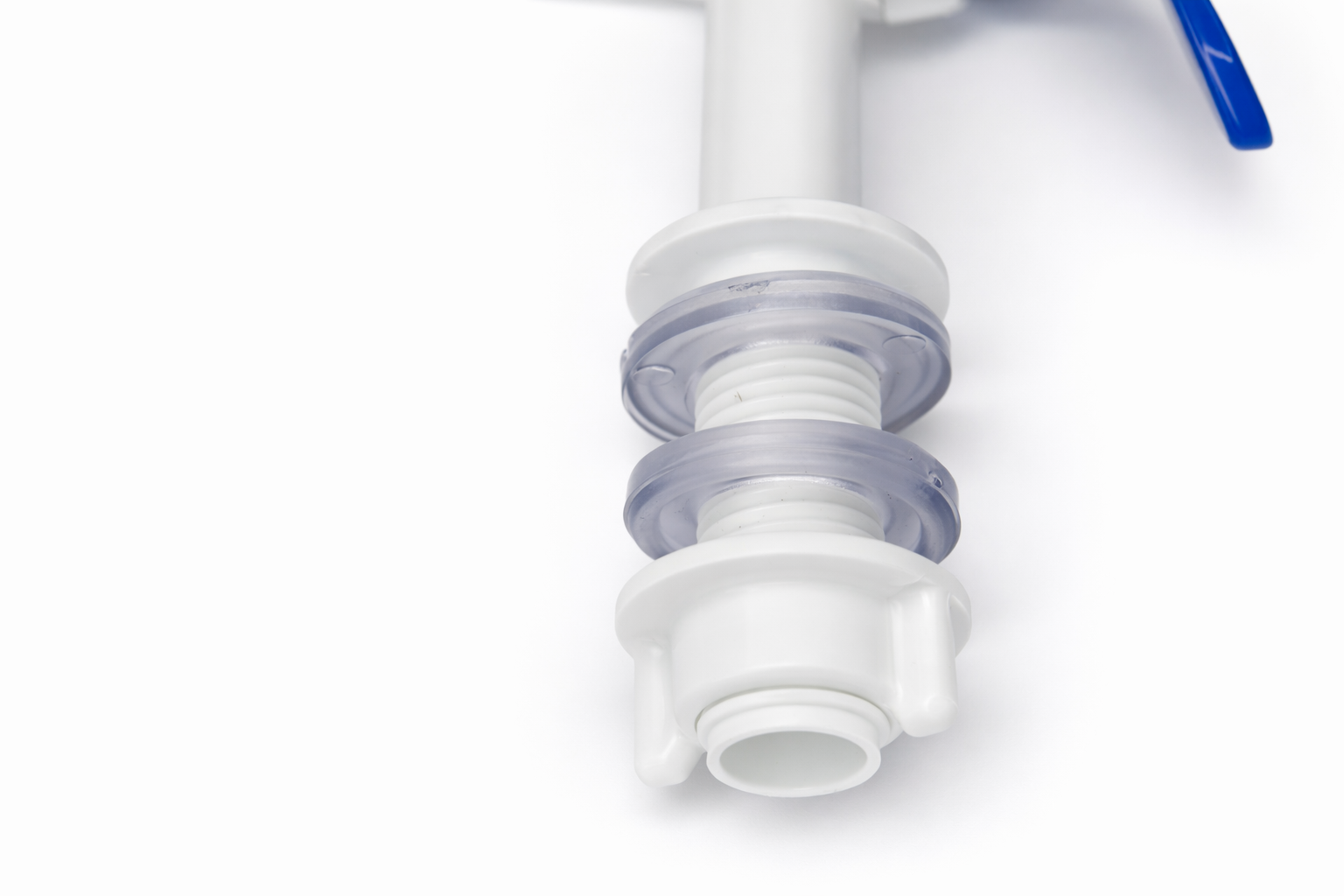 Torneira para Filtros – Cor Gelo c/ Friso e Haste Azul