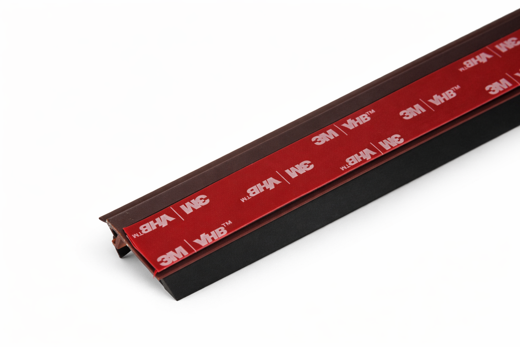 Veda Fresta Porta Borracha PVC – 80cm – Mogno