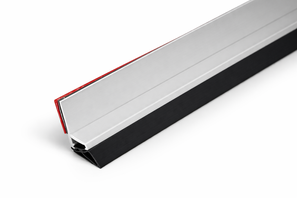 Veda Fresta Porta Borracha PVC – 90cm – Alumínio