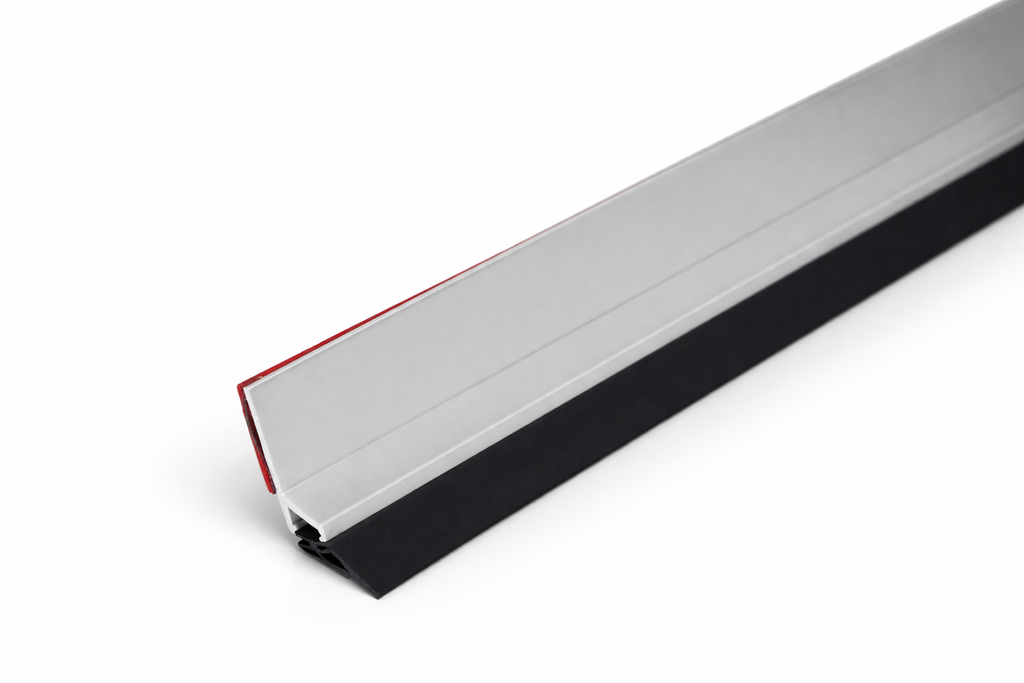 Veda Fresta Porta Borracha PVC – 90cm – Alumínio