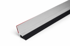 Veda Fresta Porta Borracha PVC – 90cm – Alumínio