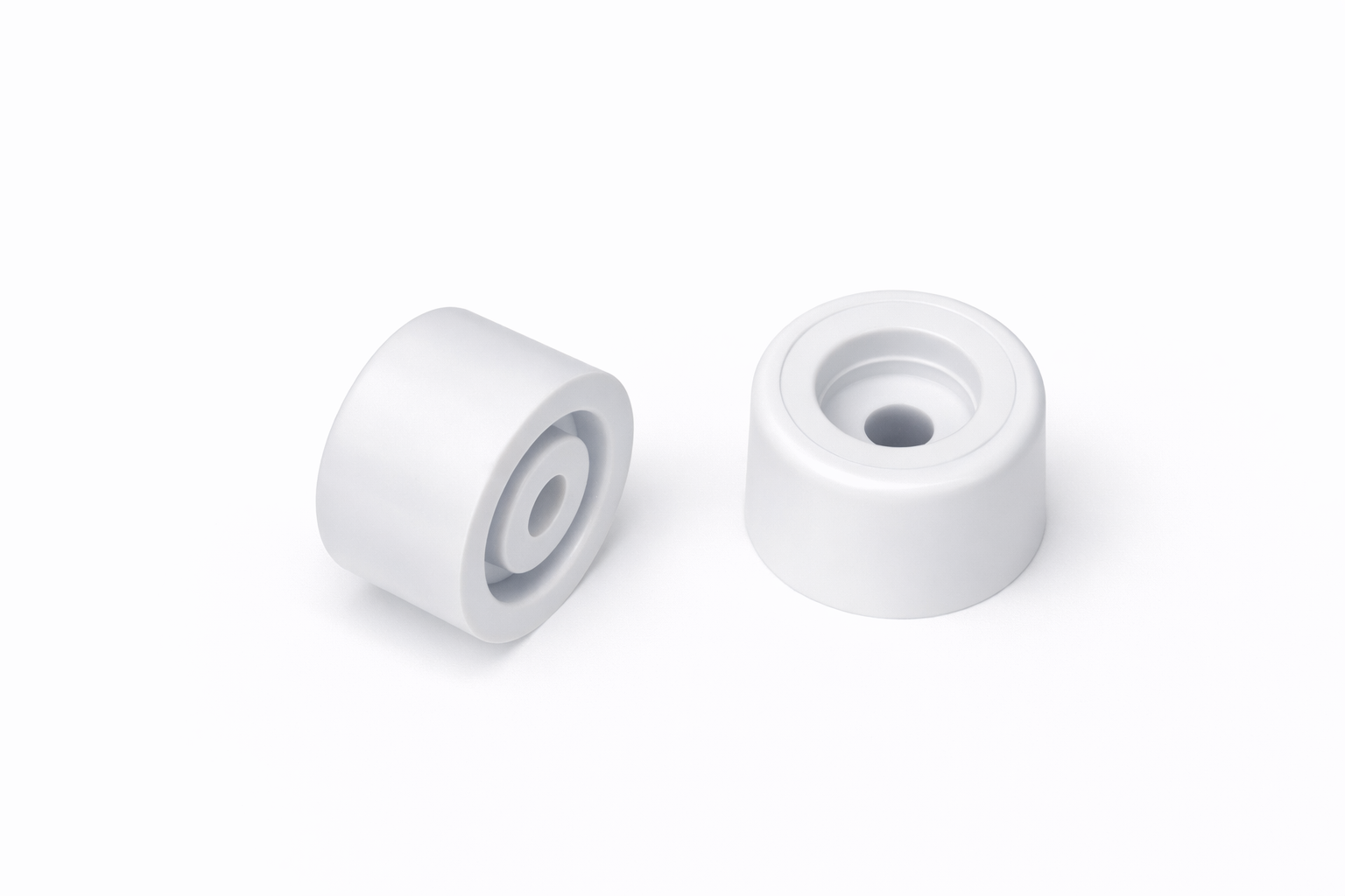 Batedor de Porta – PVC BRANCO, c/ parafusos