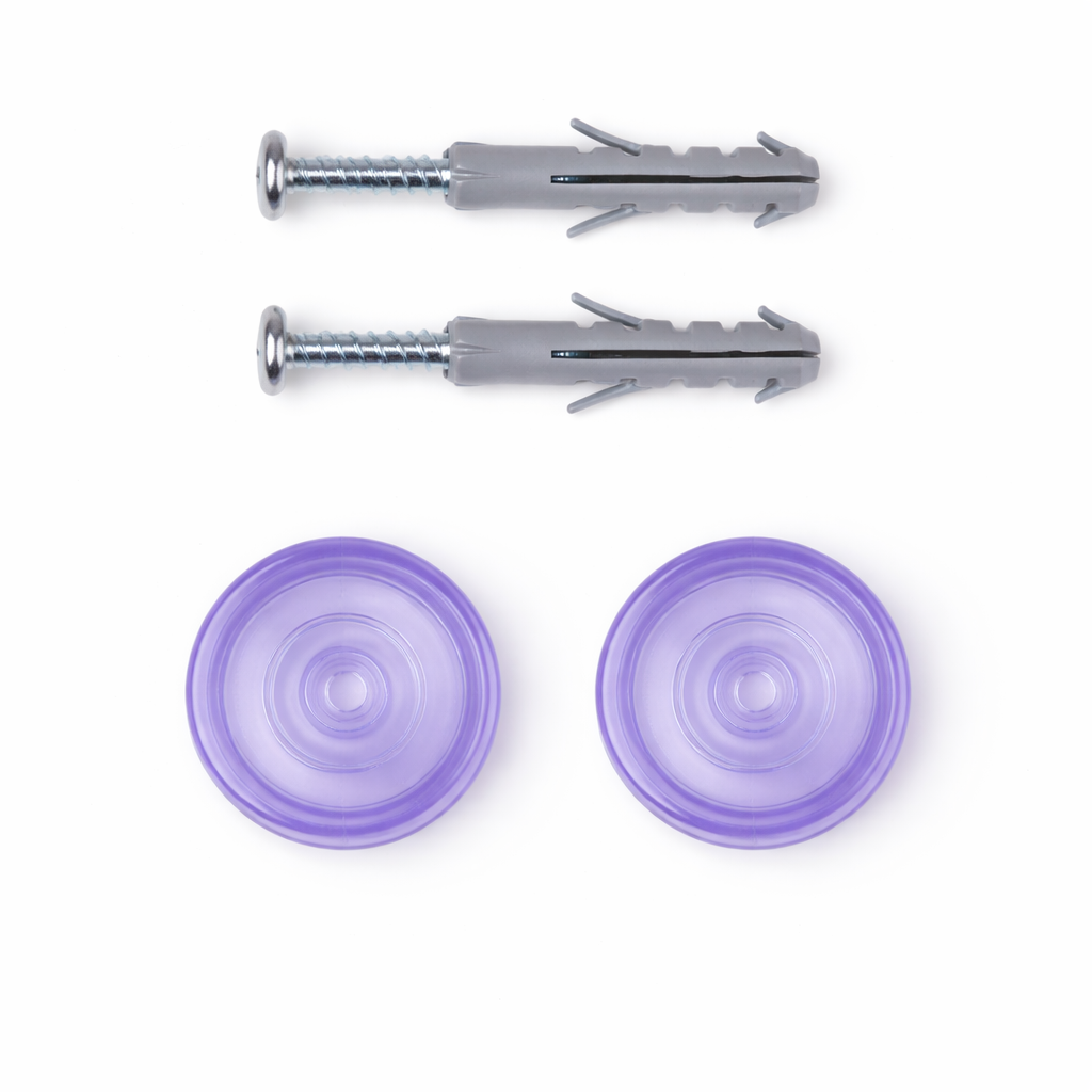 Batedor de Porta – PVC CRISTAL, c/ parafusos