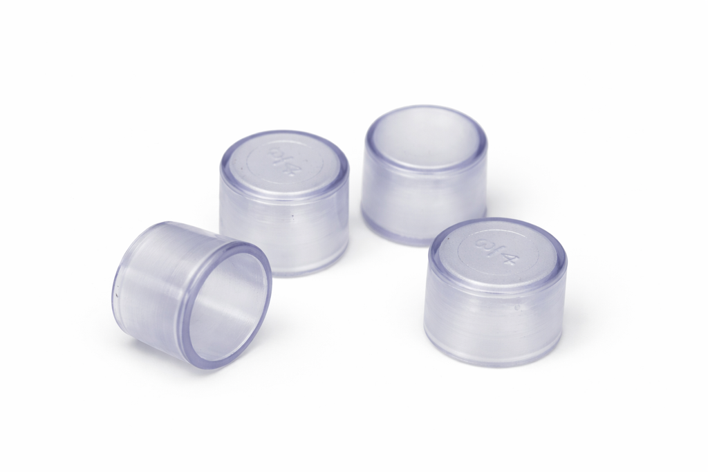 Ponteira 3/4" Externa PVC – Transparente – 4 unid