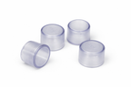 Ponteira 3/4" Externa PVC – Transparente – 4 unid