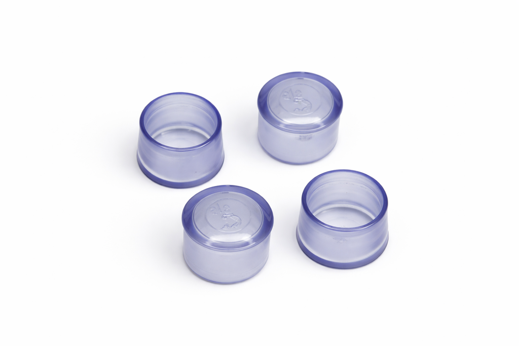 Ponteira 5/8" Externa PVC – Transparente – 4 unid