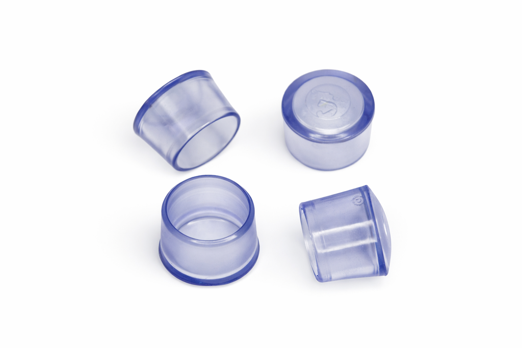 Ponteira 5/8" Externa PVC – Transparente – 4 unid