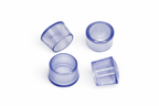 Ponteira 5/8" Externa PVC – Transparente – 4 unid