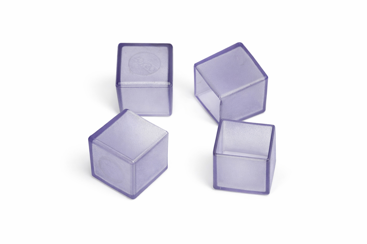 Ponteira em PVC Transparente – Externa 30x30 – 4 unid