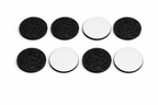 Feltro Sintético Circular – 8 pçs – 3x37