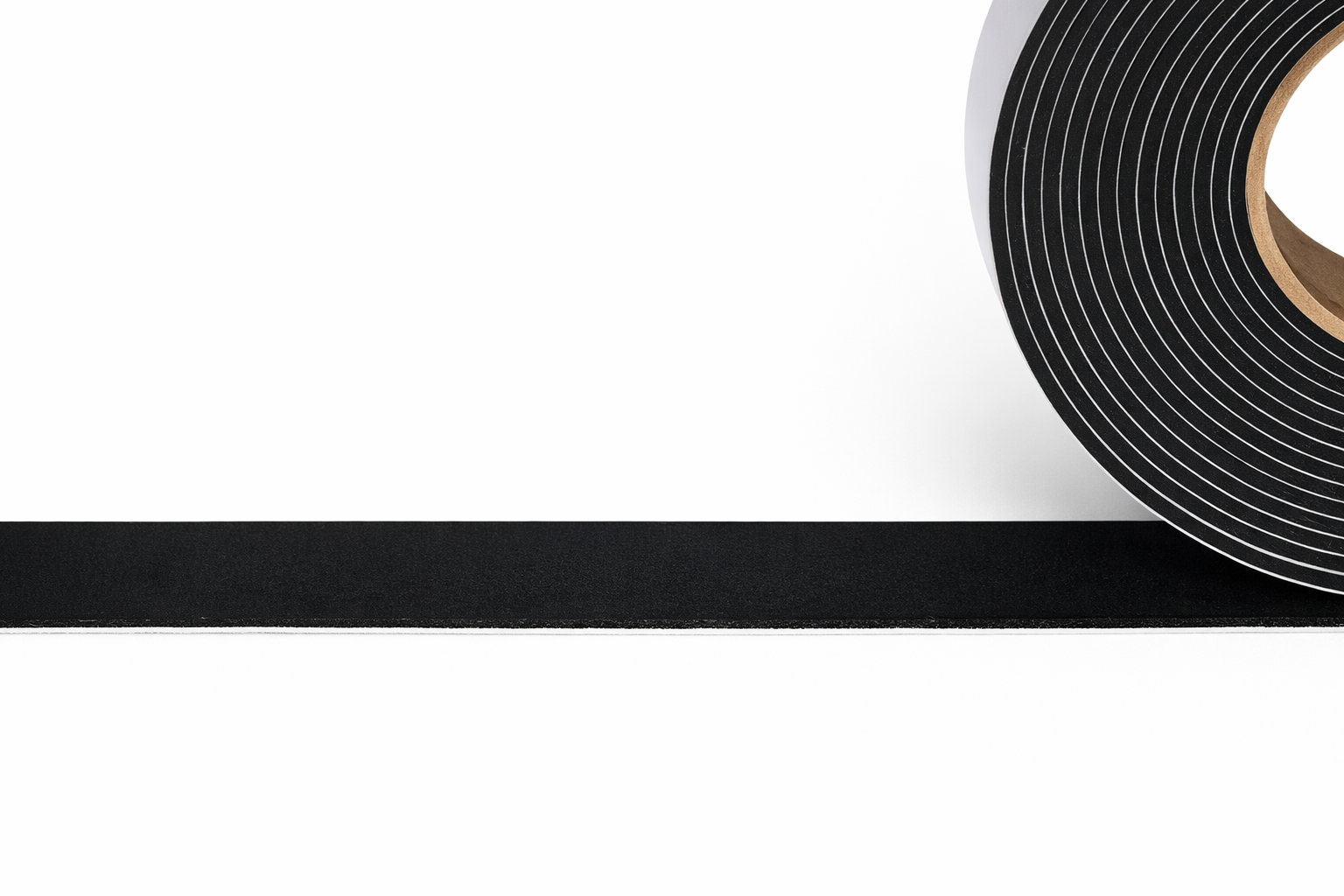 Fita Auto-Adesiva – PVC – Preto – 2mm