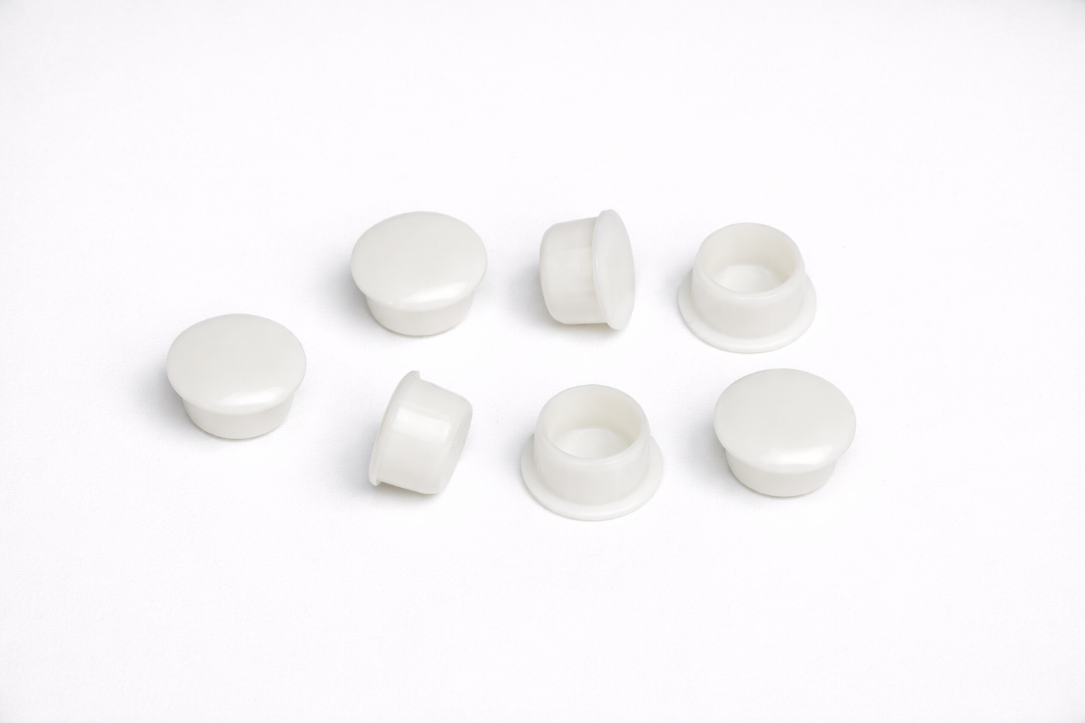 Tapa Furo 10mm Branco – 20 pçs