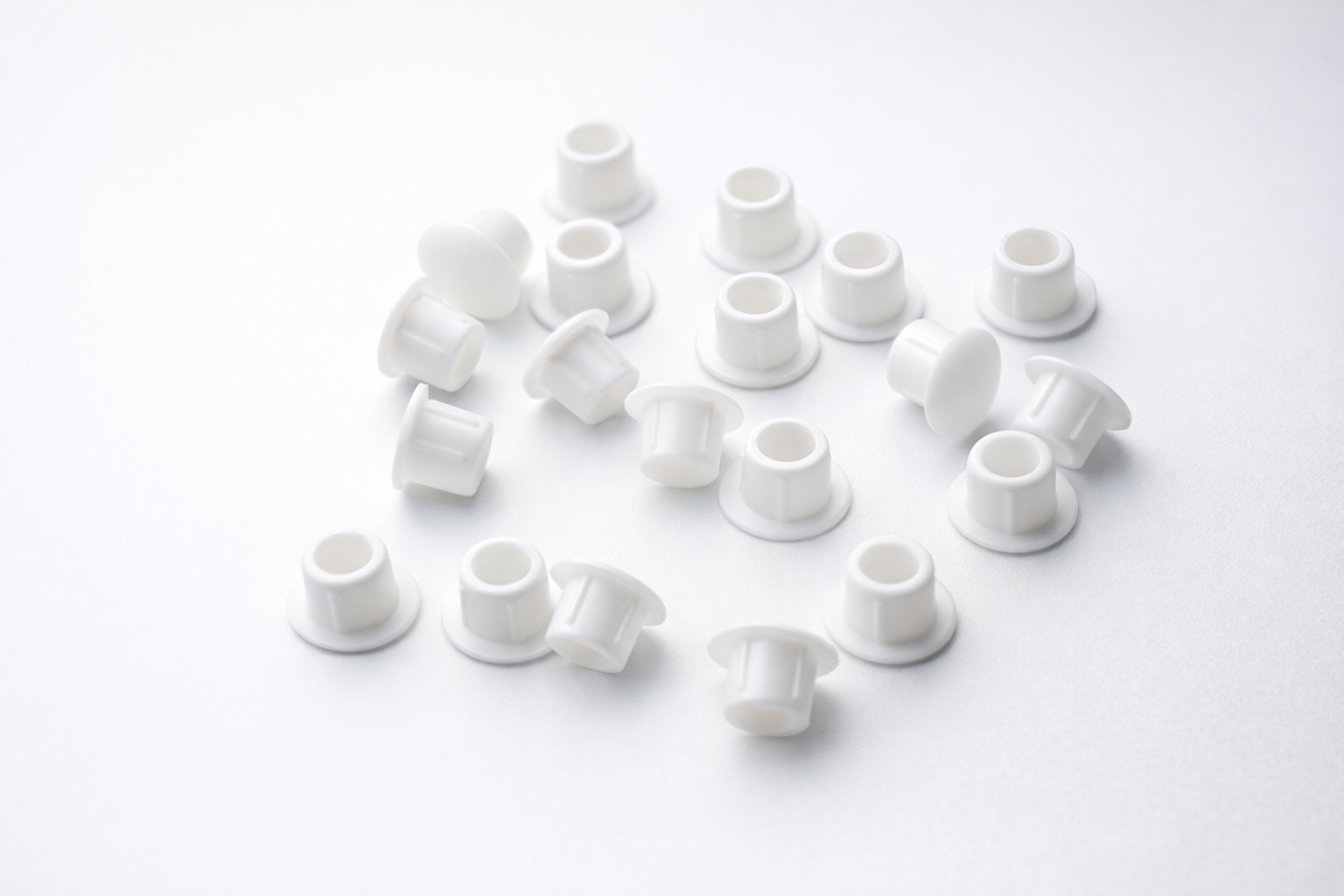 Tapa Furo 6mm Branco – 20 pçs