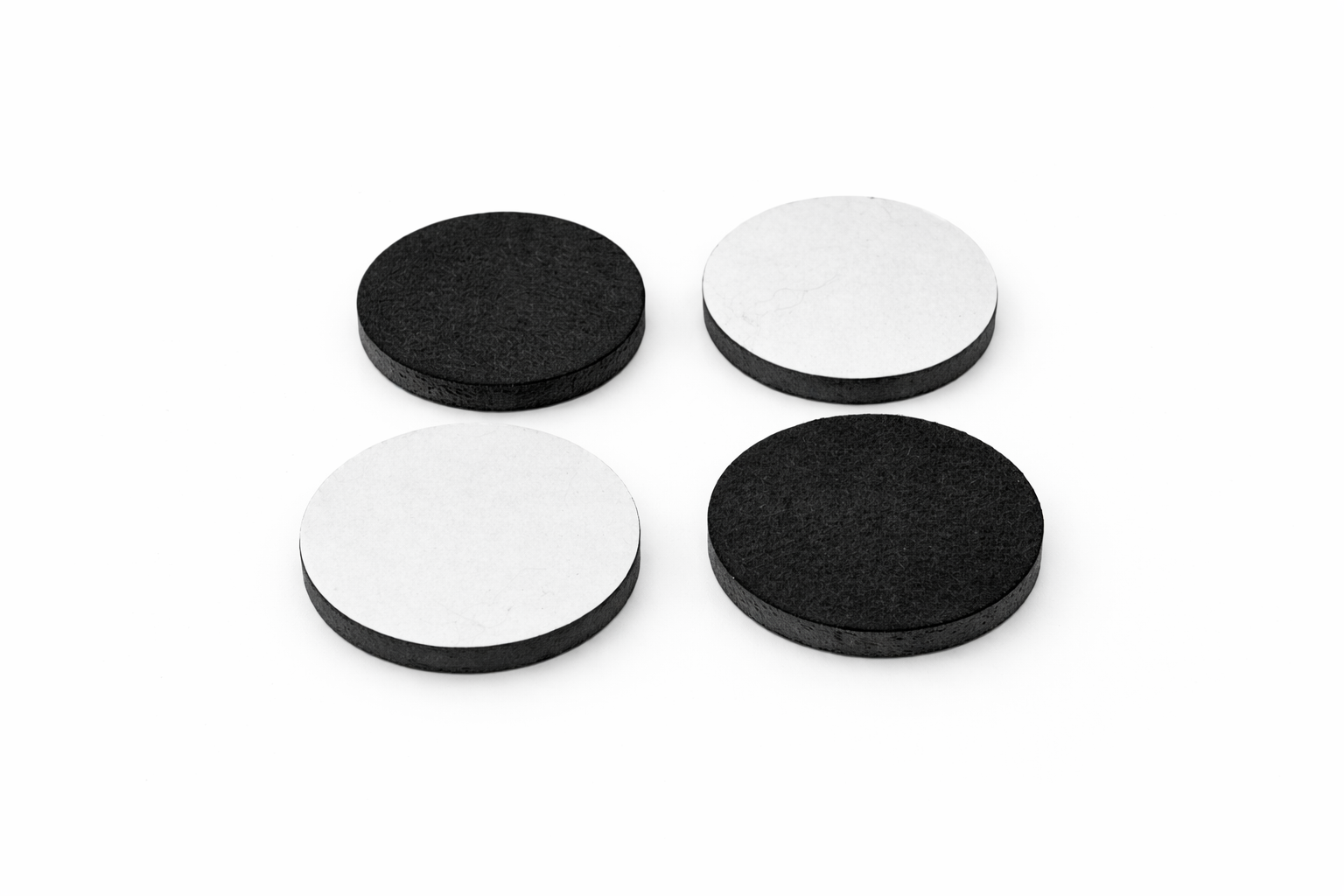 Feltro Sintético Circular – 4 pçs – 3x37
