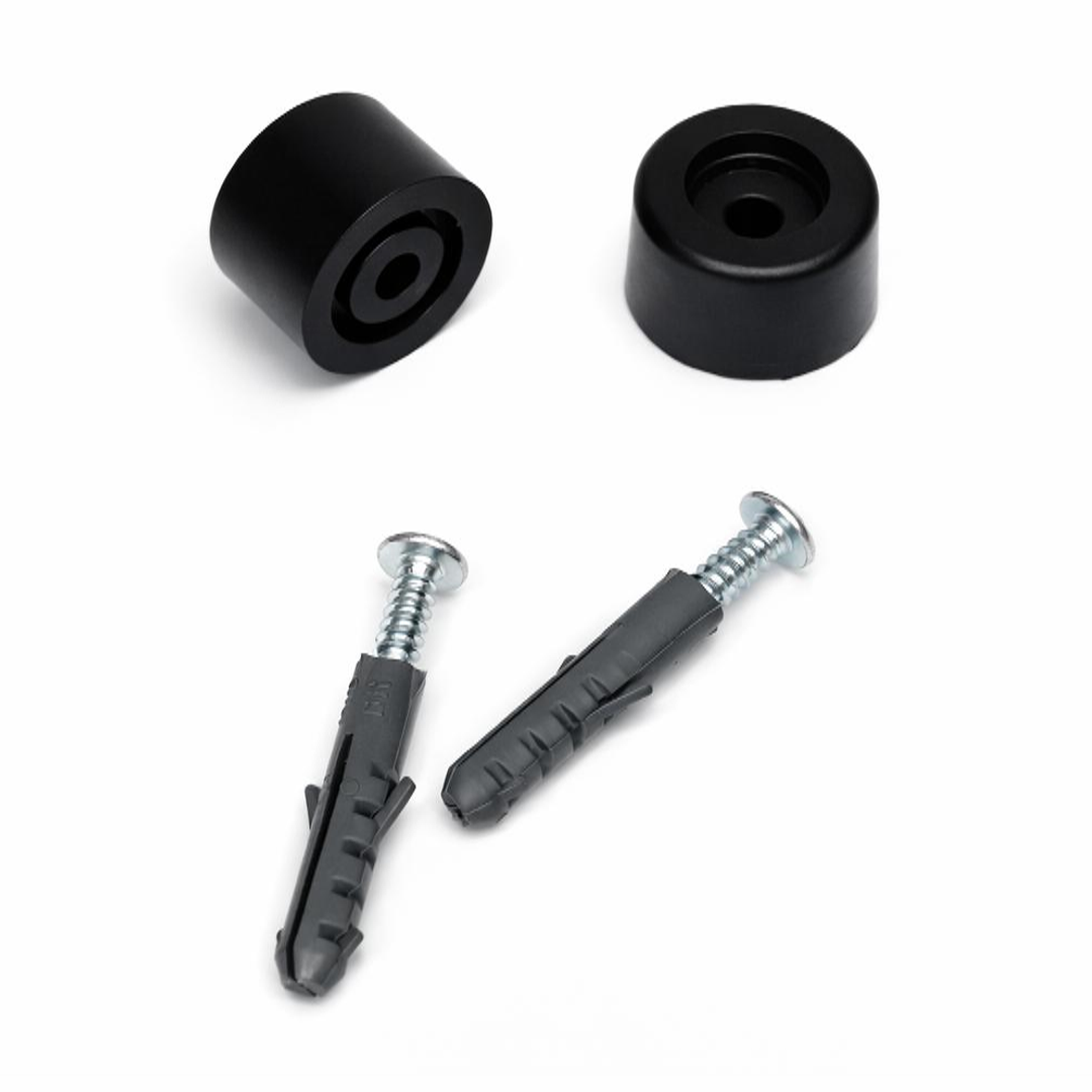 Batedor de Porta – PVC PRETO, c/ parafusos