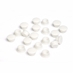 Tapa Furo 10mm Branco – 20 pçs