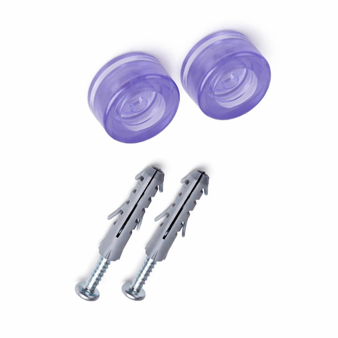 Batedor de Porta – PVC CRISTAL, c/ parafusos