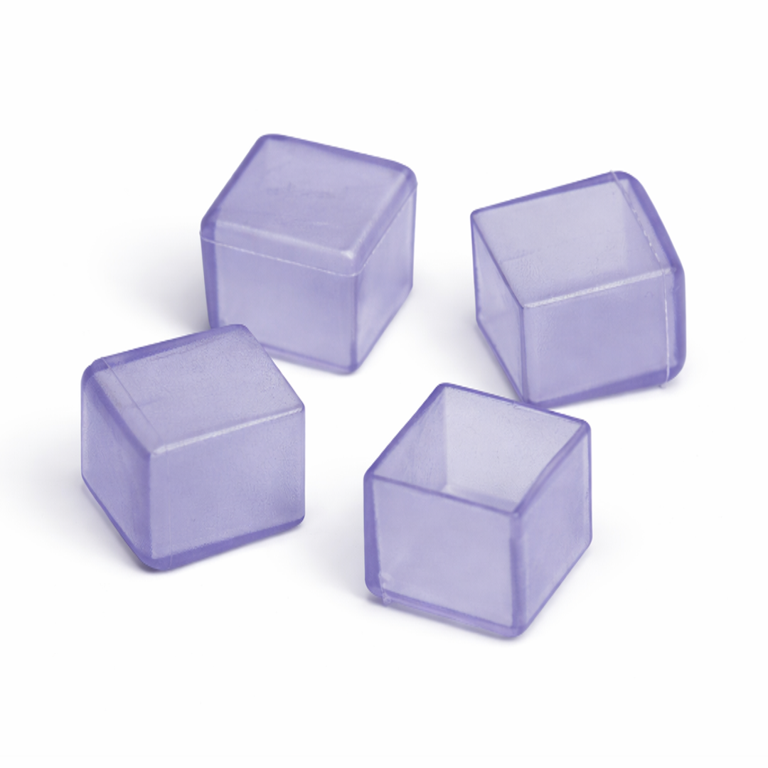 Ponteira em PVC Transparente – Externa 16x16 – 4 unid