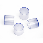 Ponteira 1" Externa PVC – Transparente – 4 unid