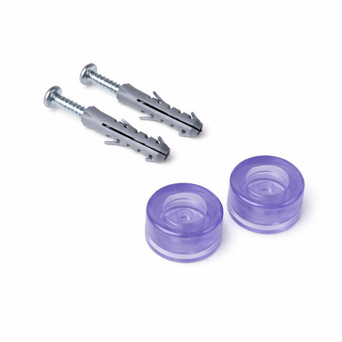 Batedor de Porta – PVC CRISTAL, c/ parafusos